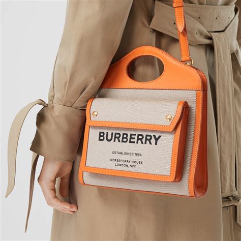 orange burberry bag|Burberry handbags.